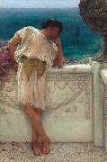 Alma-Tadema, Sir Lawrence The Poet Gallus Dreaming (mk23) painting
